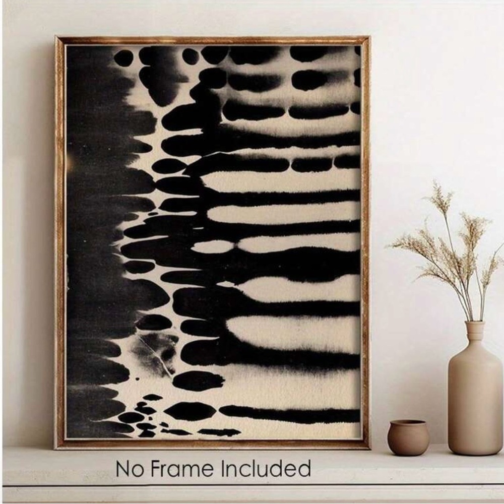 Abstract Black and White Art Print
